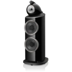 B&W 801 D4 in finitura Nero Lucido