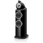 B&W 802 D4 in finitura Nero Lucido