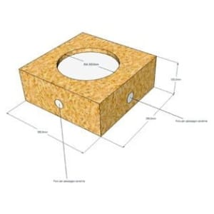 BACK BOX MDF IDROFUGO BOWERS & WILKINS BBCC 68