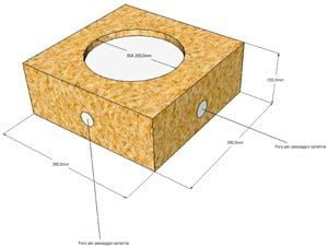 BACK BOX MDF IDROFUGO BOWERS & WILKINS BBCC 68