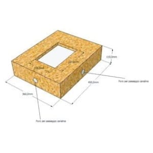 BACK BOX MDF IDROFUGO BOWERS & WILKINS BBCW 65