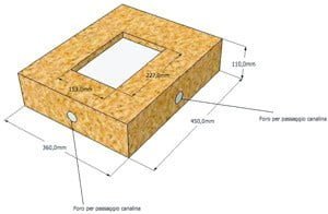 BACK BOX MDF IDROFUGO BOWERS & WILKINS BBCW 65