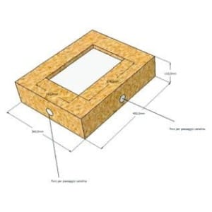 BACK BOX MDF IDROFUGO BOWERS & WILKINS BBCW 66