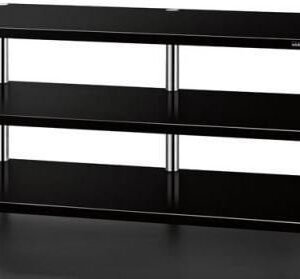 TAVOLINO AUDIO VIDEO SOLIDSTEEL HW-3L. NERO LACCATO
