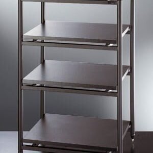 TAVOLINO 4 RIPIANI SOLDISTEEL 5.4. COLORE NERO