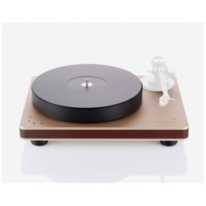 Clearaudio Performance DC Rose Gold / Dark Red Wood TT055 | Giradischi a telaio rigido con trazione a cinghia