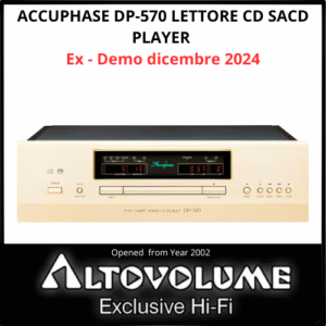 ACCUPHASE DP-570 ( Ex demo ) - Dicembre 2024 - LETTORE CD SACD PLAYER