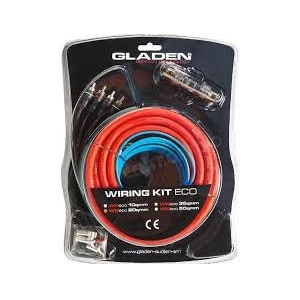 GLADEN ECO WK 20 - Kit cablaggio completo per auto 4 AWG (20 mmq)