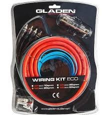 GLADEN ECO WK 20 - Kit cablaggio completo per auto 4 AWG (20 mmq)