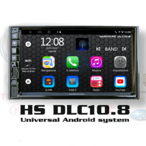 HARDSTONE HS DLC10.8D - SINTOLETTORE DECKLESS LCD 7" TFT TOUCH SCREEN - 4G - DAB +