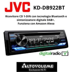 JVC KD-DB922BT | Autoradio CD / DAB+ / Amazon Alexa / USB-AUX
