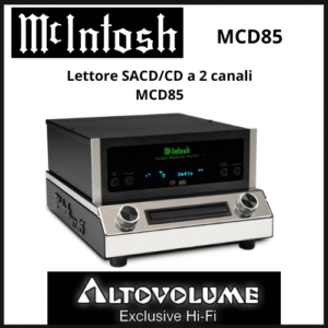 McINTOSH MCD85 | Lettore SACD/CD integrato con iconico design vintage