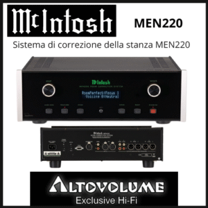 McIntosh MEN220 | Sistema di Correzione Ambientale - Equalizzatore e Crossover Elettronico