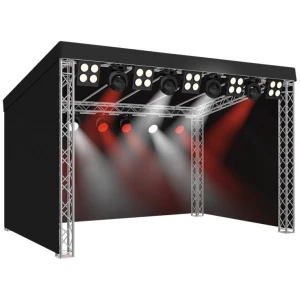 Palcoscenico per tetto piano Naxpro-Truss FR03 - 3,00 x 3,00 x 2,56/2,99 m (LxLxA)