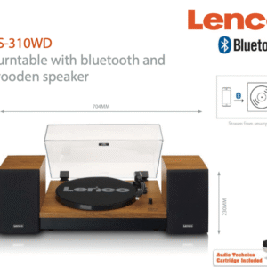 LENCO LS-310WD - GIRADISCHI CON BLUETOOTH con Casse