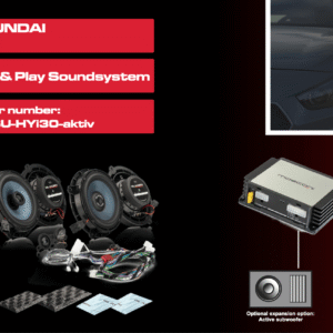 GLADEN MOSCONI SOUNDUP GA-SU-HY-i30-A Active System | KIT PACCHETTO AUDIO COMPLETO PER per i30 PD (dal 2017)