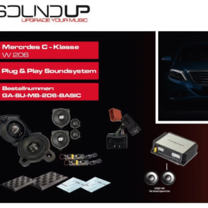 GLADEN MOSCONI SOUNDUP SOUNDUP GA-SU-MB-206-BASIC | KIT PACCHETTO AUDIO COMPLETO Specifico per CLASSE C (W206) e similari