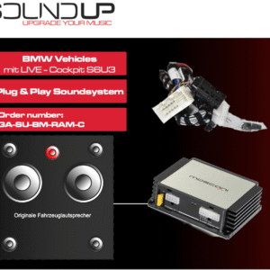 SOUNDUP GA-SU-BMW-RAM-C | Pacchetto SoundUp per tutte le BMW della serie G con unità RAM di fabbrica.