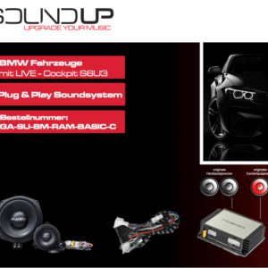 MOSCONI GLADEN SOUNDUP GA-SU-BM-RAM-BASIC-C | Pacchetto SoundUp per tutte le BMW della serie G con unità RAM di fabbrica (Copia)