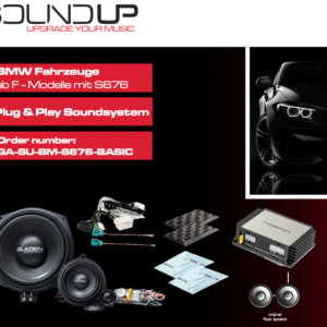 MOSCONI GLADEN SOUNDUP GA-SU-BM-S676-BASIC | kit Impianto Audio Specifico per BMW Serie F e G con sistema S676