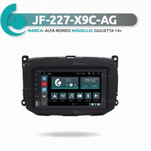 JF SOUND JF-227-X9C-AG | Autoradio per Alfa Romeo Giulietta - PROCESSORE 8 Core