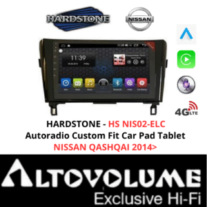 HARDSTONE HS NIS02-ELC - Autoradio CUSTOM FIT CARPAD Per NISSAN QASHQAI 2014>