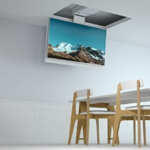 ITB Solutions MB9585 | Staffa Motorizzata per TV o Monitor da Soffitto a Scomparsa