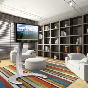 STAND TV PLASMA-LCD-LED 32'' A 52'' XELO ARGENTO OPACO