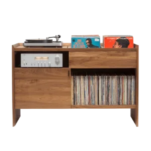 SYMBOL AUDIO Unison 52'' Record Stand | Mobile in Legno Massello Pregiato per Lp ed Elettroniche Hi- End