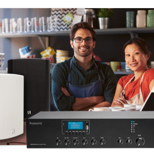 Kit Audio Bundle per Attivita' Commerciali | RUSSOUND MIXAMP MIxer Amplificato + COPPIA DIFFUSORI AW70V6mk2