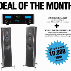 Ampli Integrato Mcintosh MA 5200 + Coppia Casse Sonus Faber Olympica II