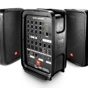 Sistema Amplificato Portatile 2 VIE / 8" Mixer 8 Canali-Bluetooth JBL EON 208P