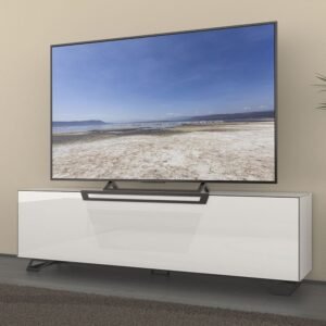 MUNARI VENTIMIGLIA KVT 176. F/P | Mobile porta TV fino a 75” - Anta a ribalta - 4 ripiani - 4 Piedini in Metallo -