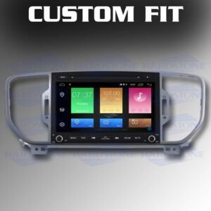 HARDSTONE HS KIA05-ELC - Autoradio CUSTOM FIT CARPAD Per KIA SPORTAGE 2015 - 21 , ANDROID 10 WIFI