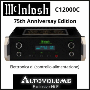 McINTOSH C12000C 75th ANNIVERSARY EDITION | Elettronica di (controllo-alimentazione)