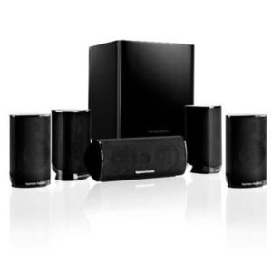 SISTEMA DI DIFFUSORI HOME THEATER HIGH-END A 5.1 CANALI NERO HARMAN/KARDON - HK-TS9BQ/230