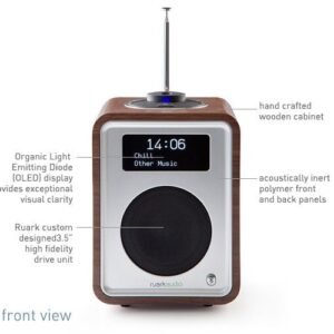 RADIO DA TAVOLO RUARK AUDIO WIRELESS BLUETOOTH R1 Mk3 WALNUT