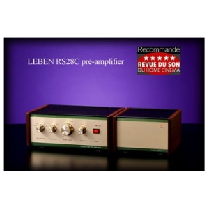 LEBEN RS-28CX | Preamplificatore di linea con ingresso phono mm - Due telai con alimentazione esterna