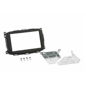 ALPINE APF-F10011-AR | KIT INSTALLAZIONE DOPPIO DIN (PLASTICA + STAFFE) per ALFA ROMEO GIULIETTA 2014> | Nero Opaco