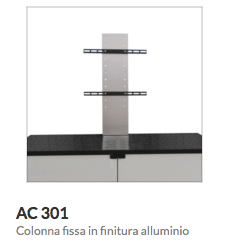 MUNARI MATERA AC 301 COLONNA FISSA ALLUMINIO