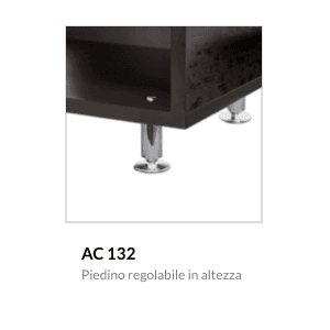 KIT PIEDINI AC132-6 regolabili altezza x MUNARI MT 150
