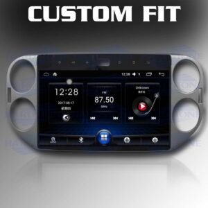 HARDSTONE HS VWG06-ELC - Autoradio CUSTOM FIT CARPAD Per VW TIGUAN fino al 2015, ANDROID 10 WIFI