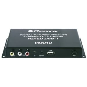 Sintonizzatore Auto TV digitale 4 antenne DIVERSITY PHONOCAR VM212