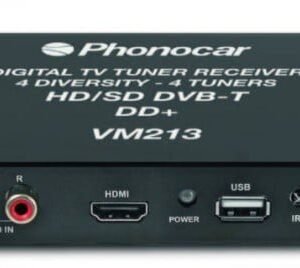 Sintonizzatore Auto TV HD digitale 4 antenne DIVERSITY DD+ PHONOCAR VM213