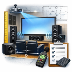 Servizio di Progettazione Tecnica - Sala Home Cinema Privata