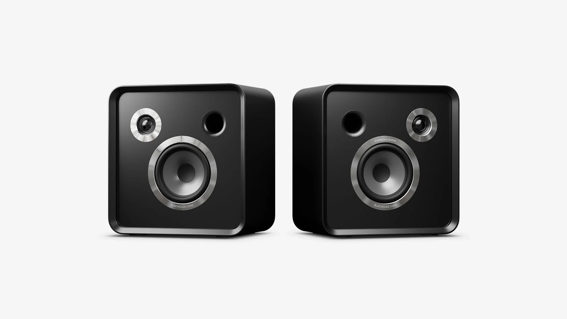 Eversolo SE100 coppia di diffusori da scaffale passivi hi-fi in finitura nera