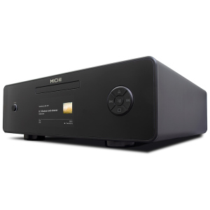 Michi Prestige Q430, dettaglio del display TFT e del cassetto CD
