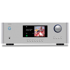 Rotel RAS-5000 amplificatore integrato con streamer, vista frontale finitura silver