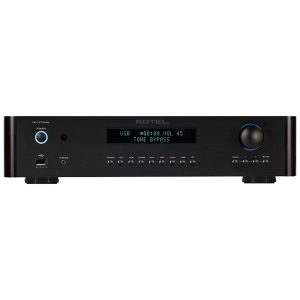 Rotel RC-1572MKII preamplificatore stereo, vista frontale finitura nera