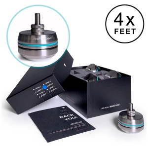 BASSOCONTINUO Ultra Feet Level 6 | Set di 4 piedini isolanti